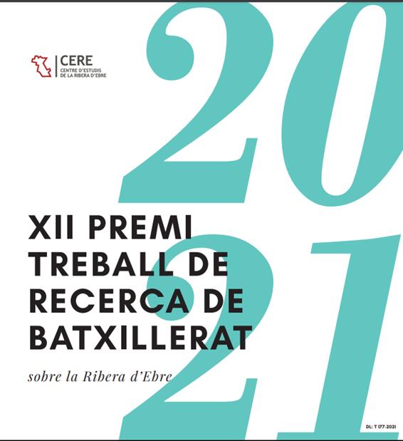 El Centre d'Estudis de la Ribera d'Ebre premia el Treball de Recerca de Clara Campo Borrell